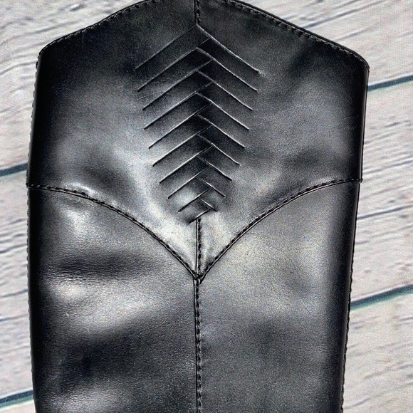 Tahari Rupert Black Riding Boots Size 5.5 - Picture 3 of 11